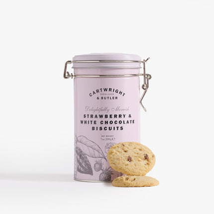 Cartwright & Butler - Strawberry & White Chocolate Biscuits 200g